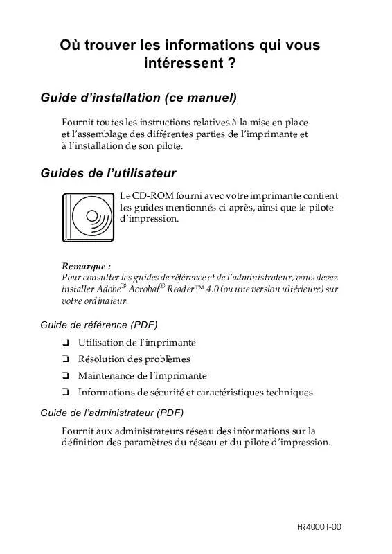 Mode d'emploi EPSON COLOR COPY STATION 8600