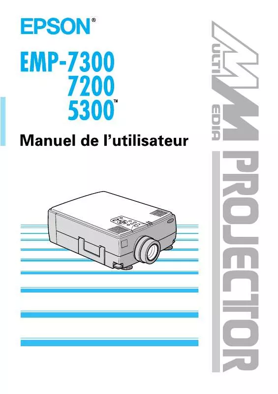 Mode d'emploi EPSON EMP-5300