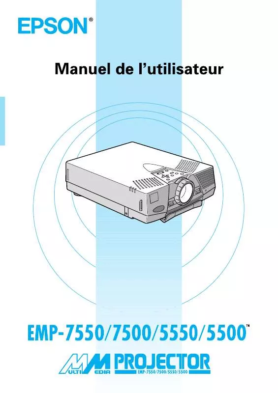 Mode d'emploi EPSON EMP-5550