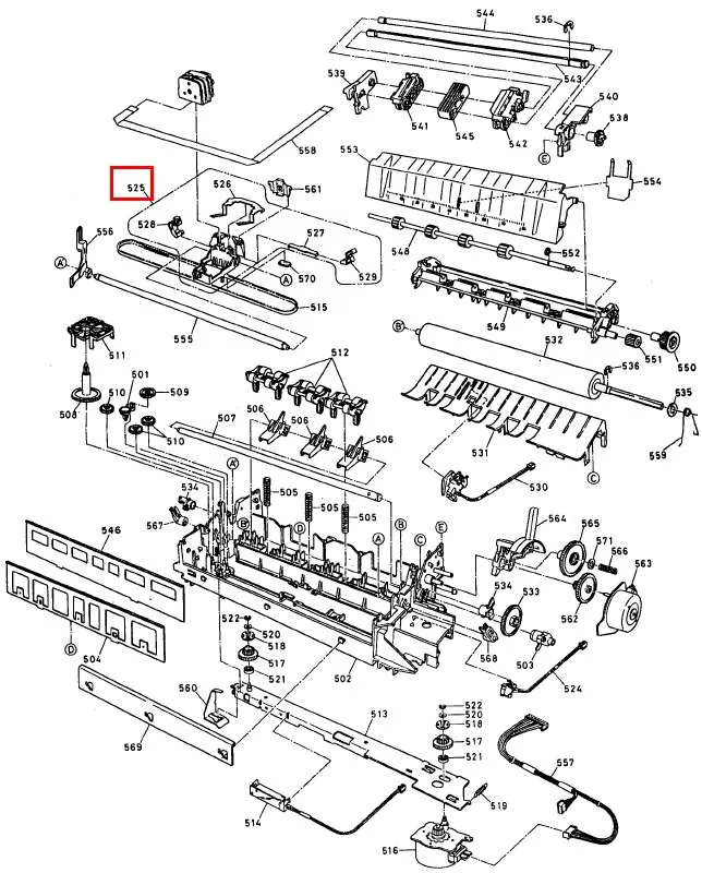 Mode d'emploi EPSON LX-1050