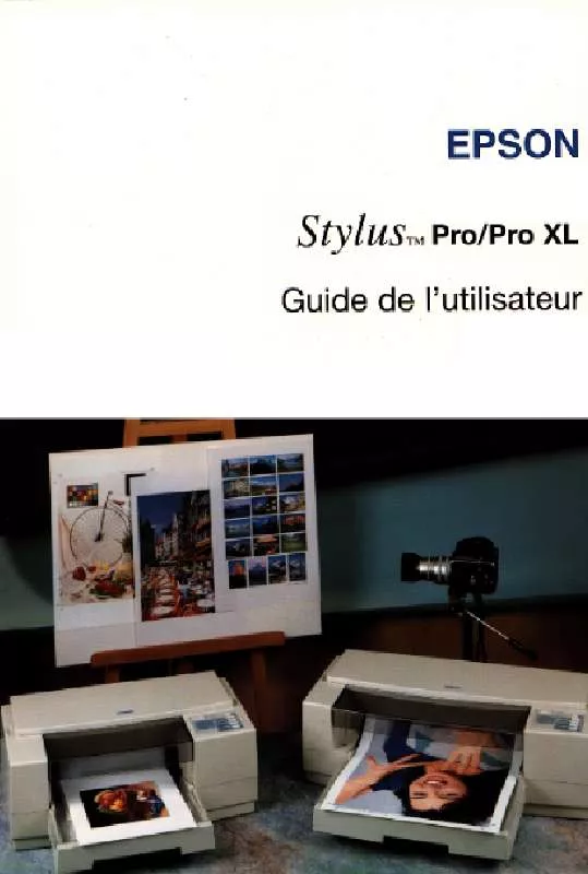 Mode d'emploi EPSON STYLUS PRO XL