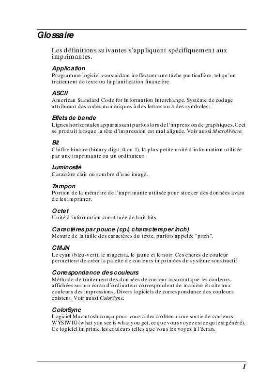 Mode d'emploi EPSON STYLUS SCAN 2000