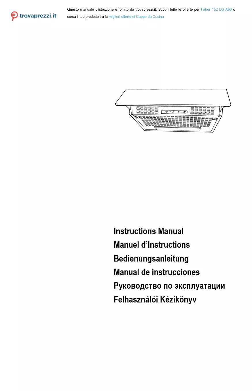 Mode d'emploi FABER 152 LG A60