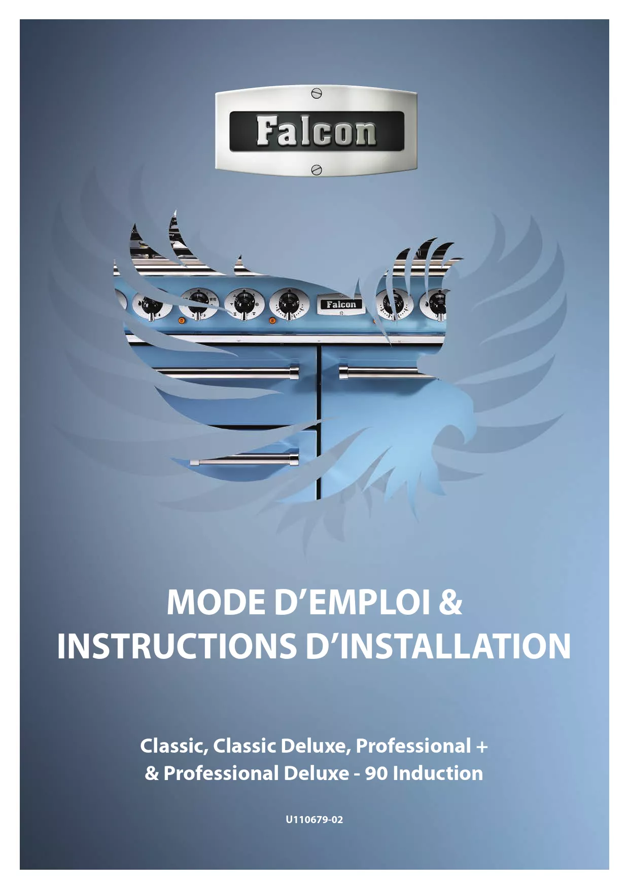 Mode d'emploi FALCON CLASSIC DELUXE 110 CDL110DFCT/C-EU