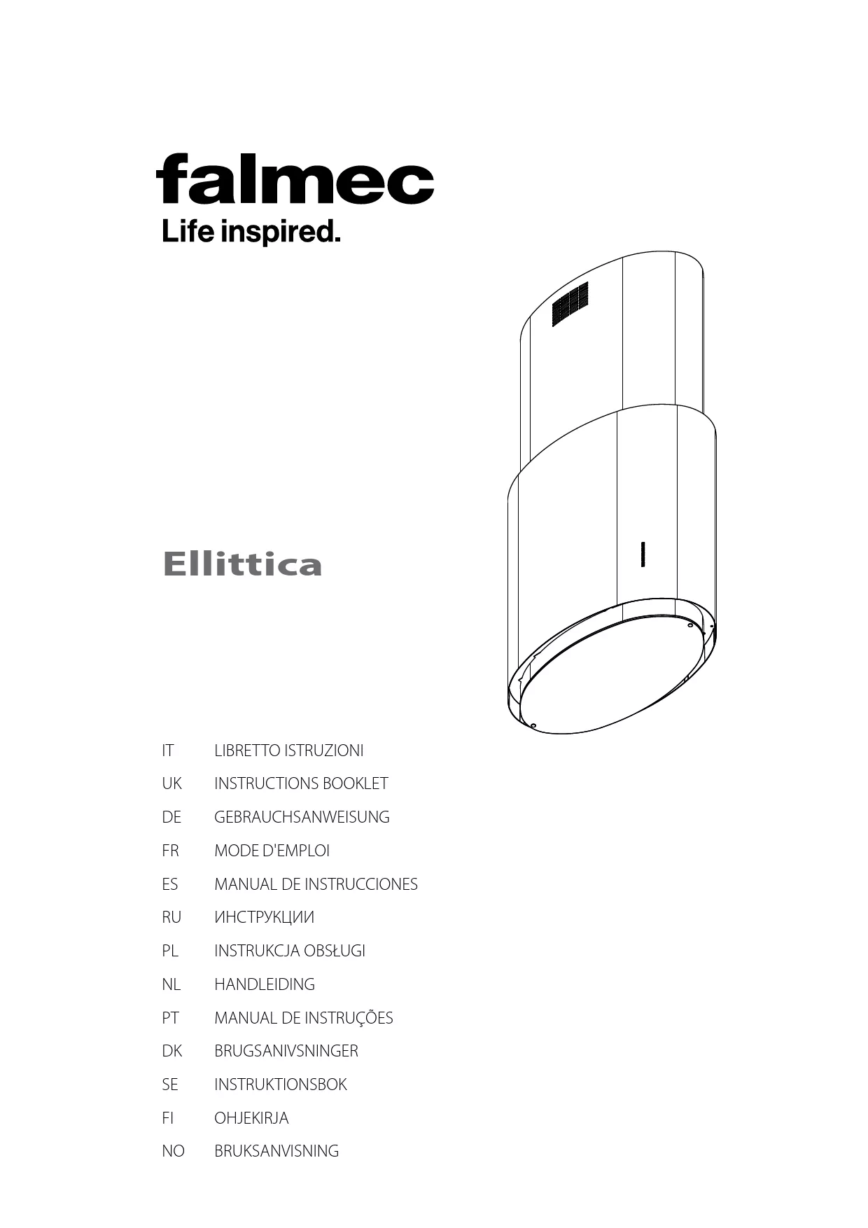 Mode d'emploi FALMEC Ellittica