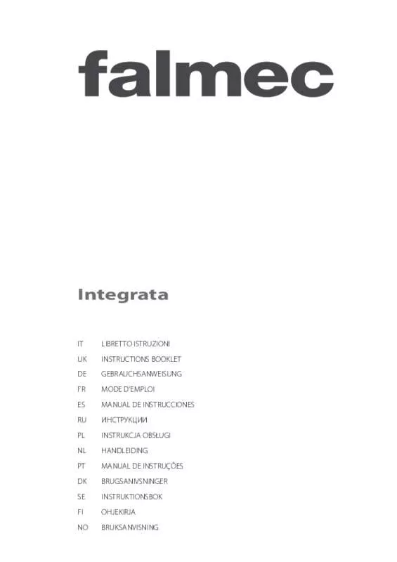 Mode d'emploi FALMEC INTEGRATA 600