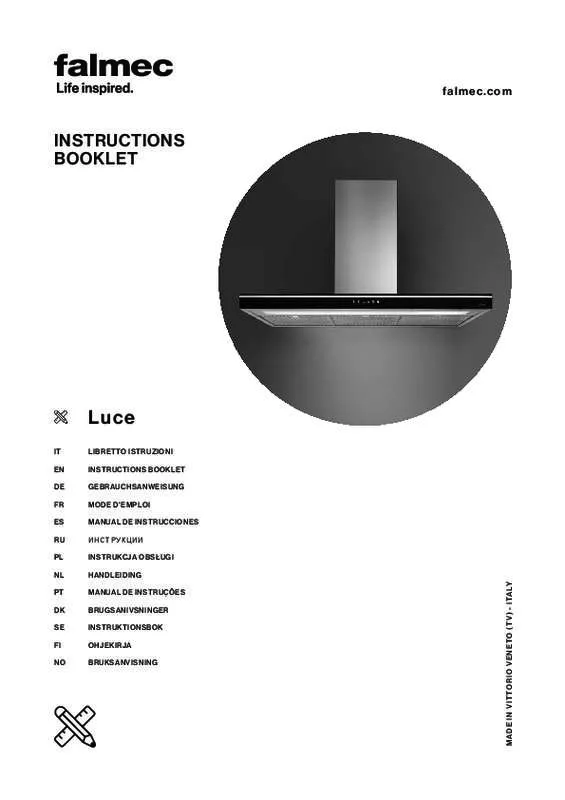 Mode d'emploi FALMEC LUCE2420