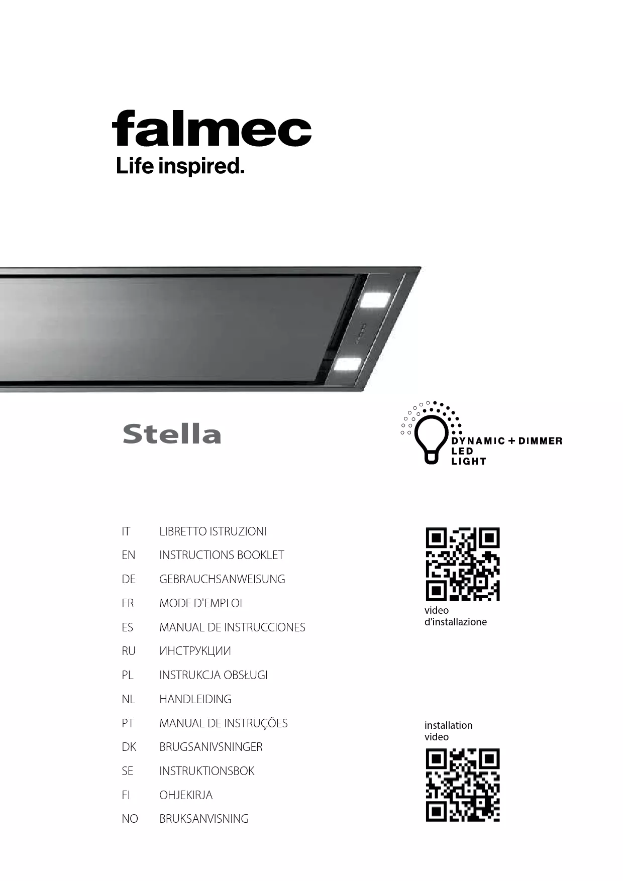 Mode d'emploi FALMEC Stella