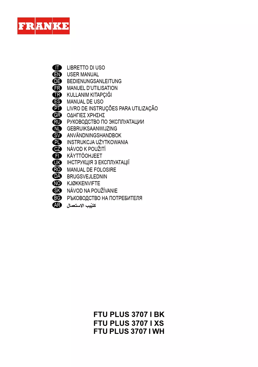 Mode d'emploi FRANKE TALE 605 XS