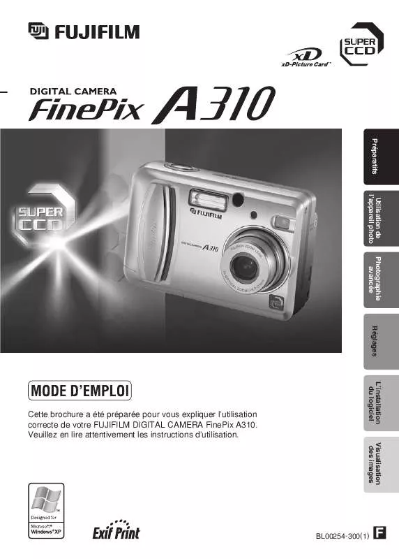 Mode d'emploi FUJIFILM A310