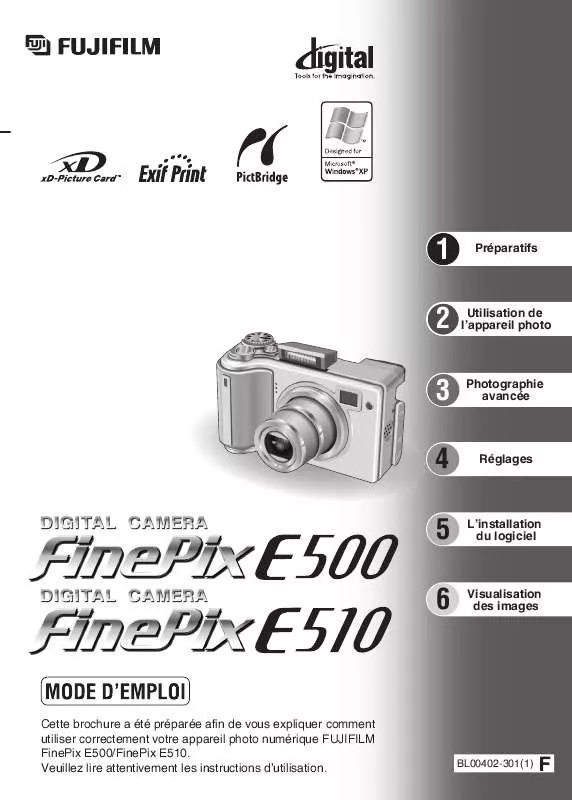 Mode d'emploi FUJIFILM E510