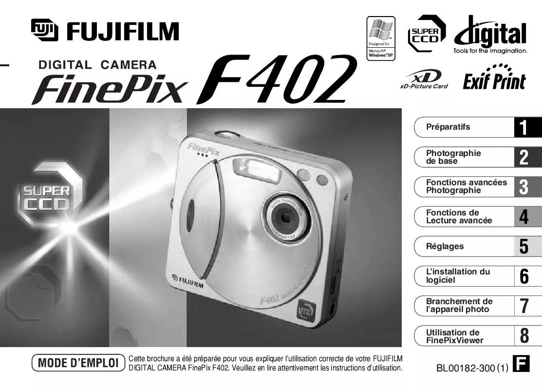 Mode d'emploi FUJIFILM F402