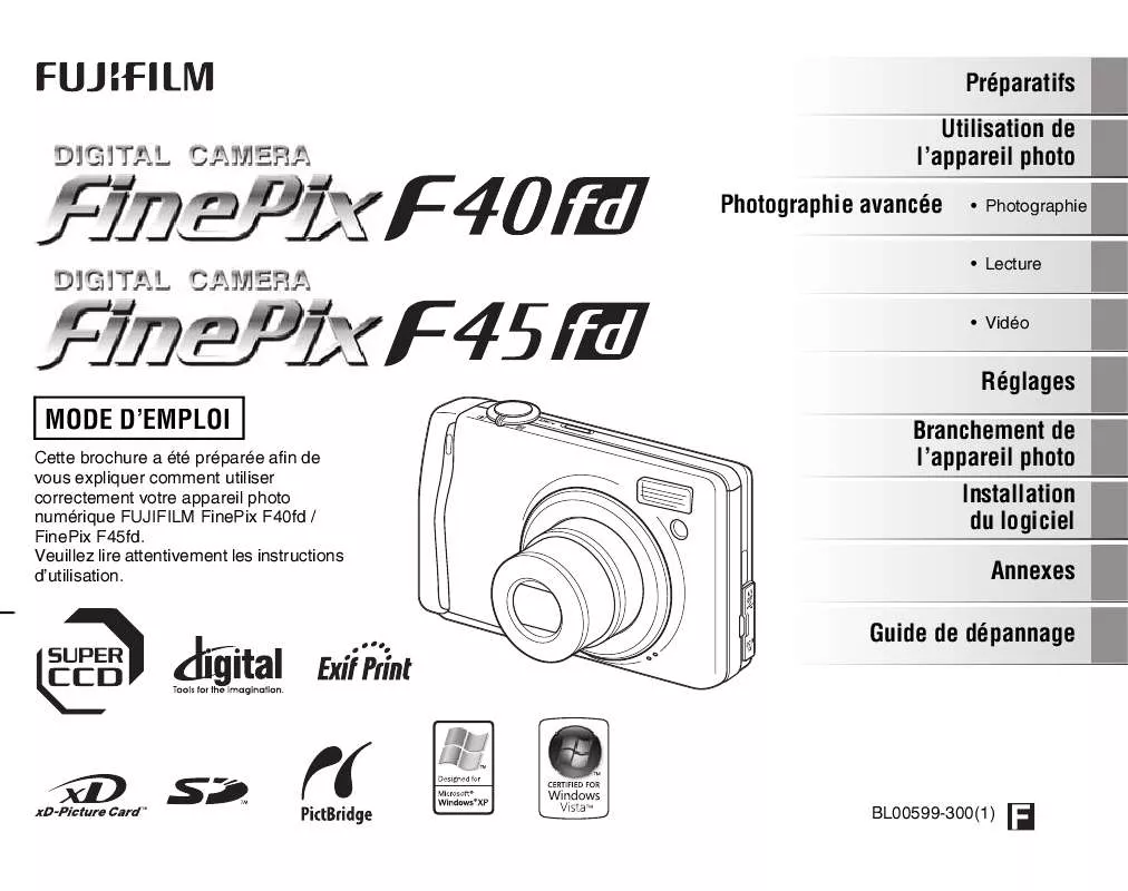 Mode d'emploi FUJIFILM F40FD