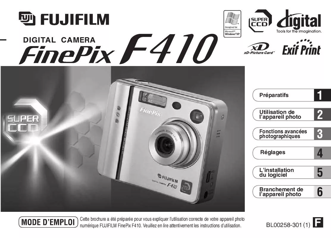 Mode d'emploi FUJIFILM F410