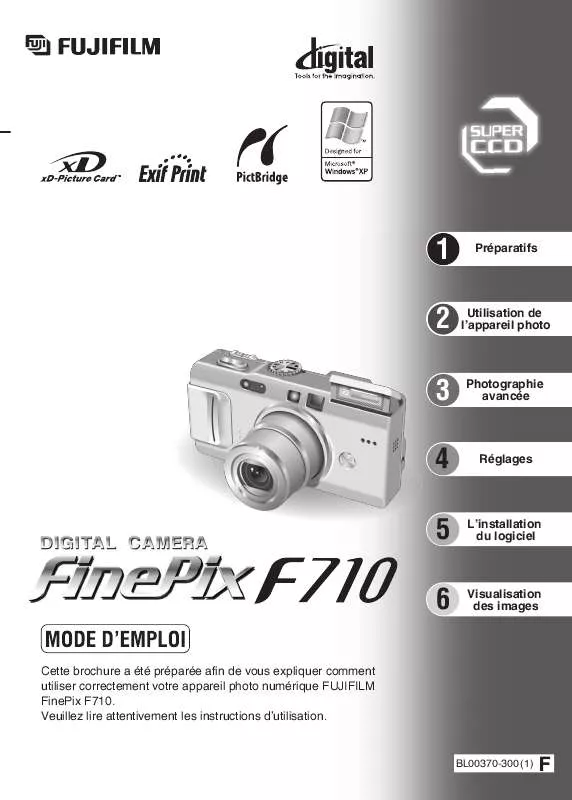 Mode d'emploi FUJIFILM F710 ZOOM