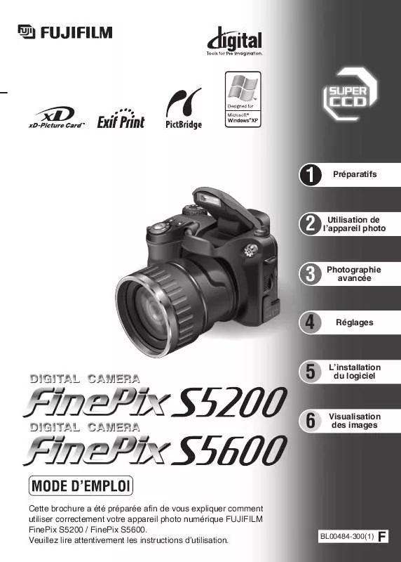 Mode d'emploi FUJIFILM FINEPIX S5200