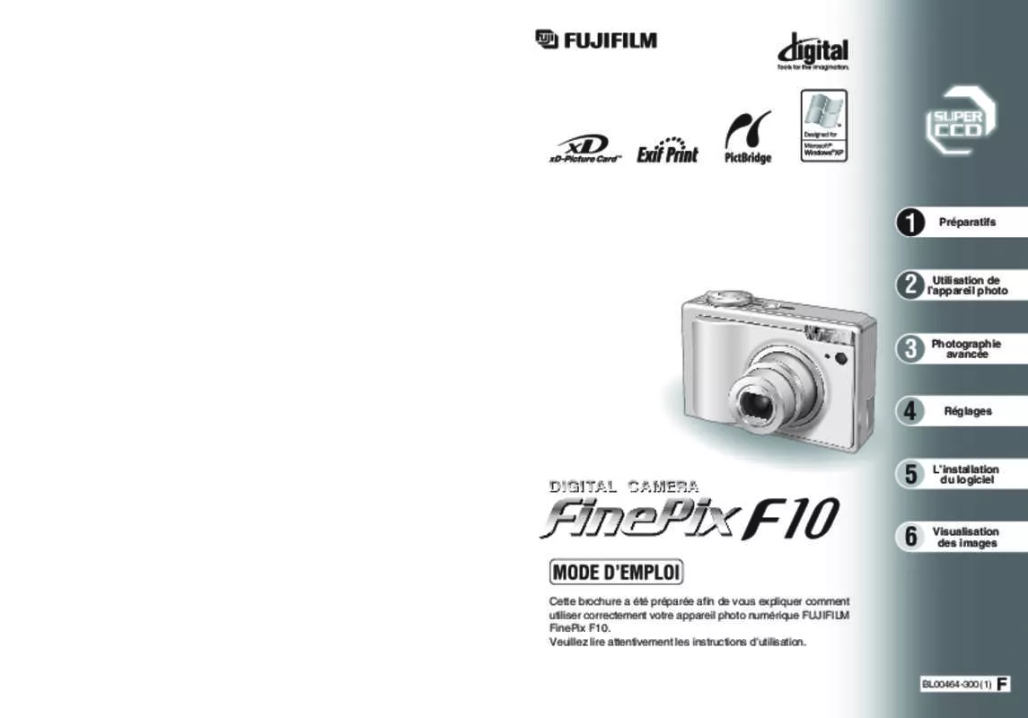 Mode d'emploi FUJIFILM FINEPIX F10