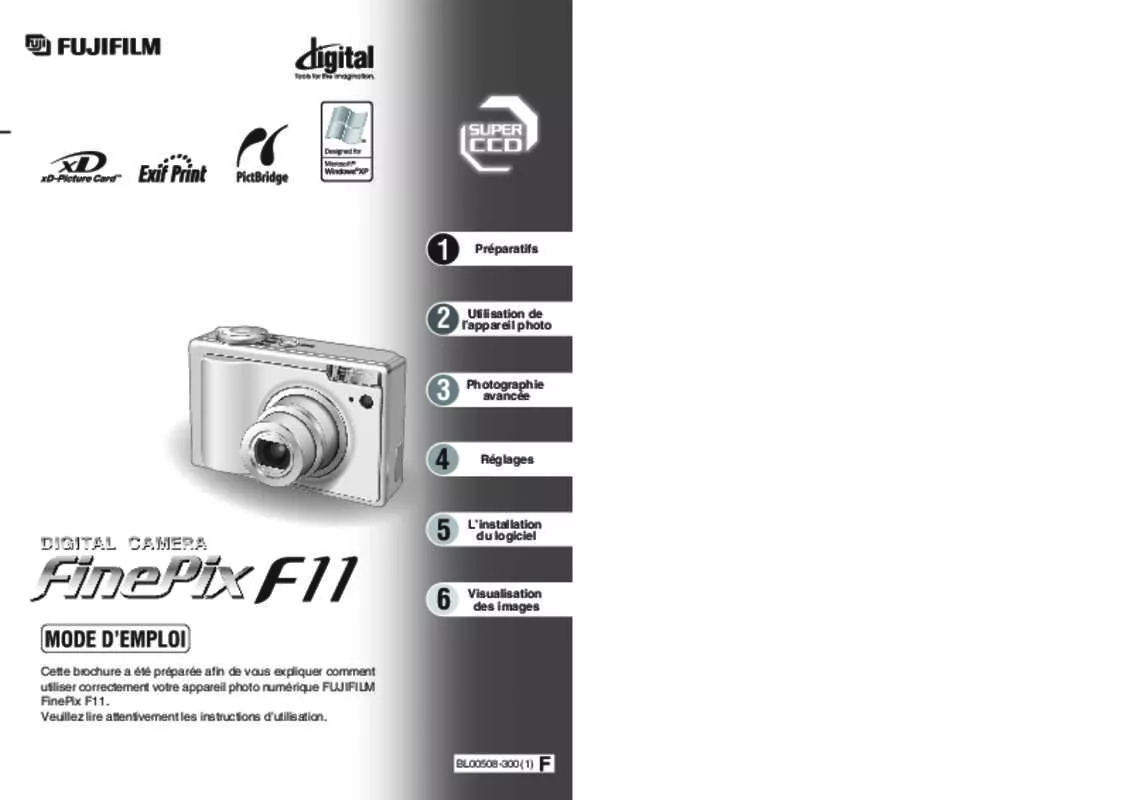 Mode d'emploi FUJIFILM FINEPIX F11