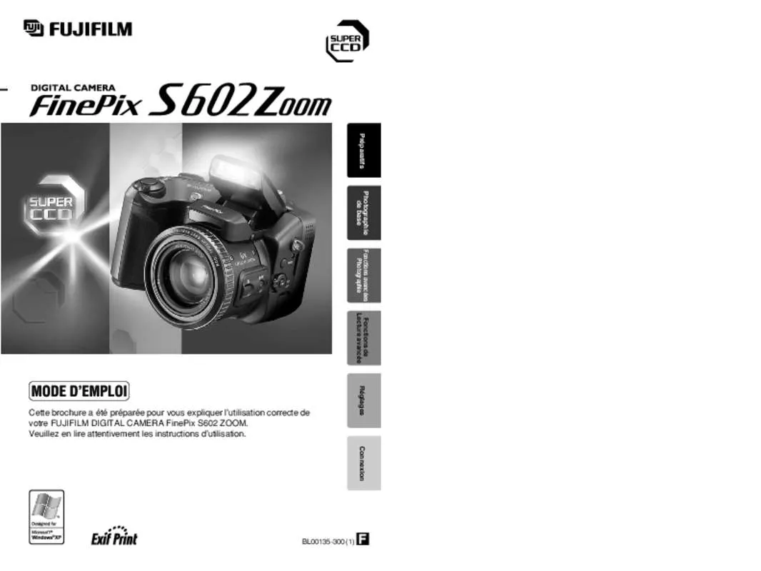 Mode d'emploi FUJIFILM FINEPIX S602