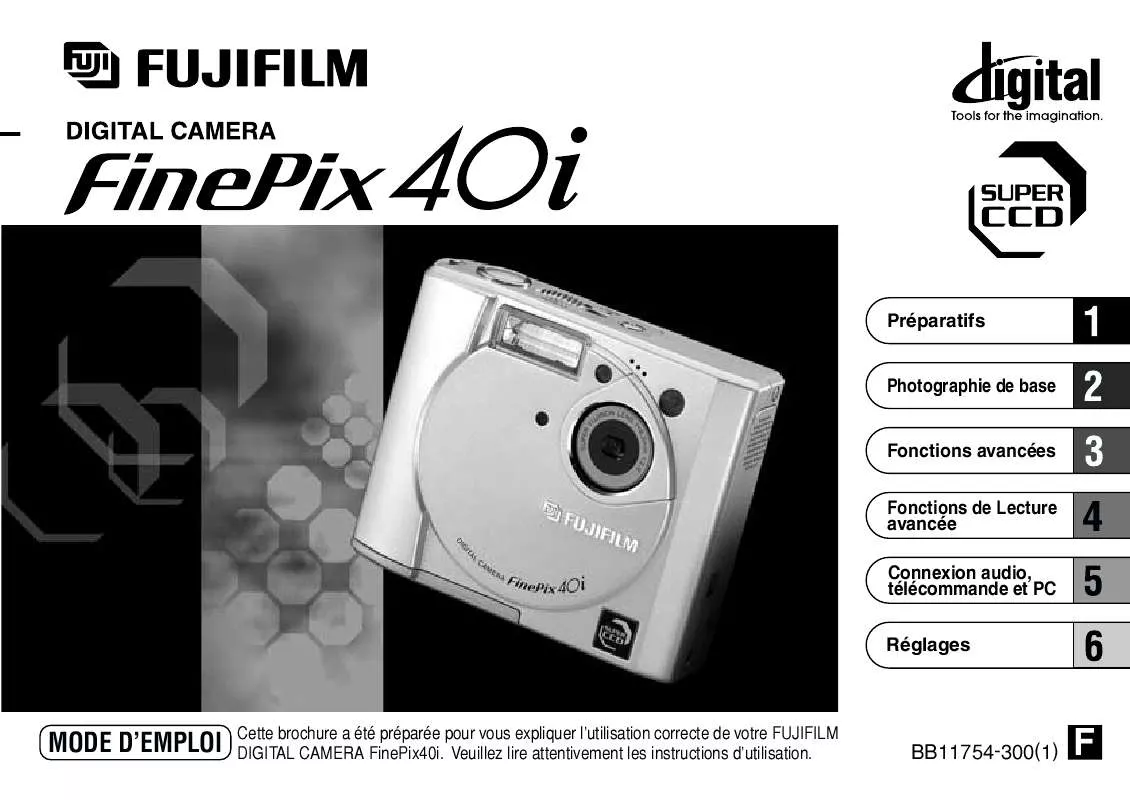 Mode d'emploi FUJIFILM FX 40I