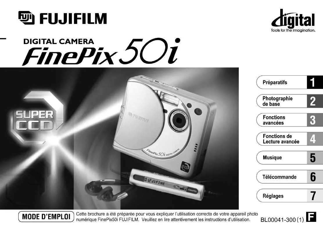 Mode d'emploi FUJIFILM FX 50I