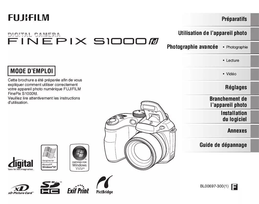 Mode d'emploi FUJIFILM S1000FD