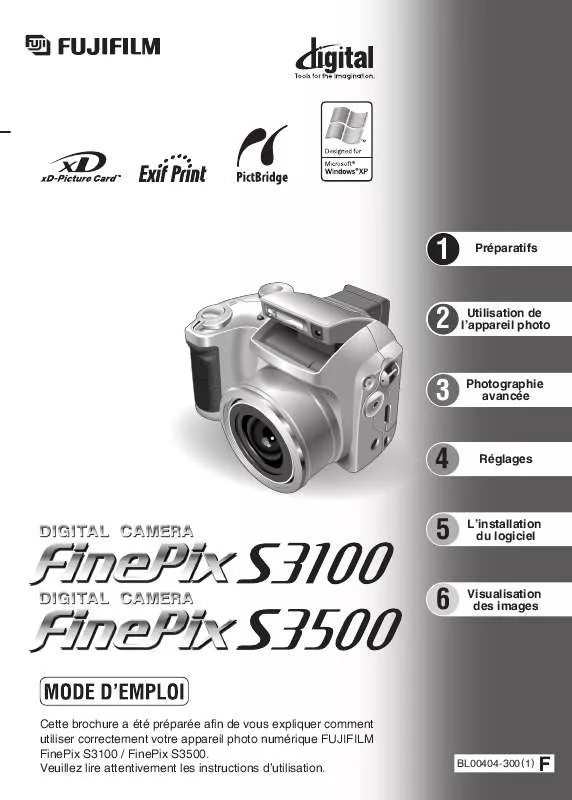 Mode d'emploi FUJIFILM S3500