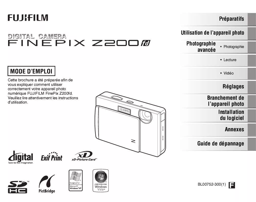 Mode d'emploi FUJIFILM Z200FD