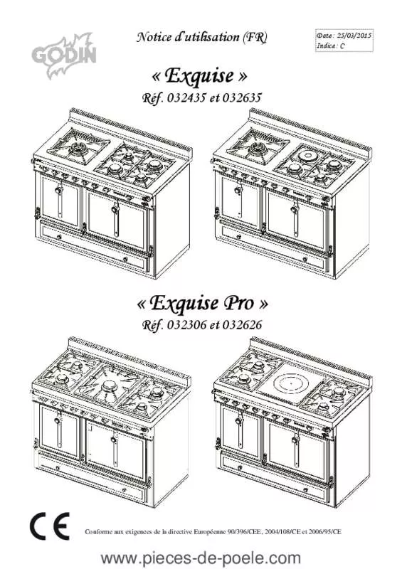 Mode d'emploi GODIN EXQUISE 161901 CA