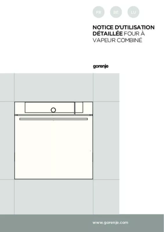 Mode d'emploi GORENJE BCS798S24X