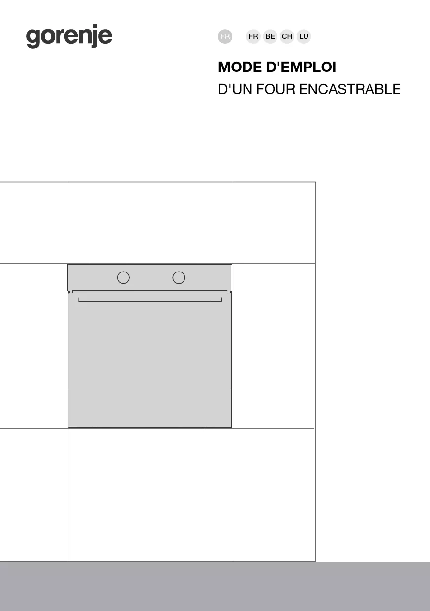 Mode d'emploi GORENJE BOS737E301B