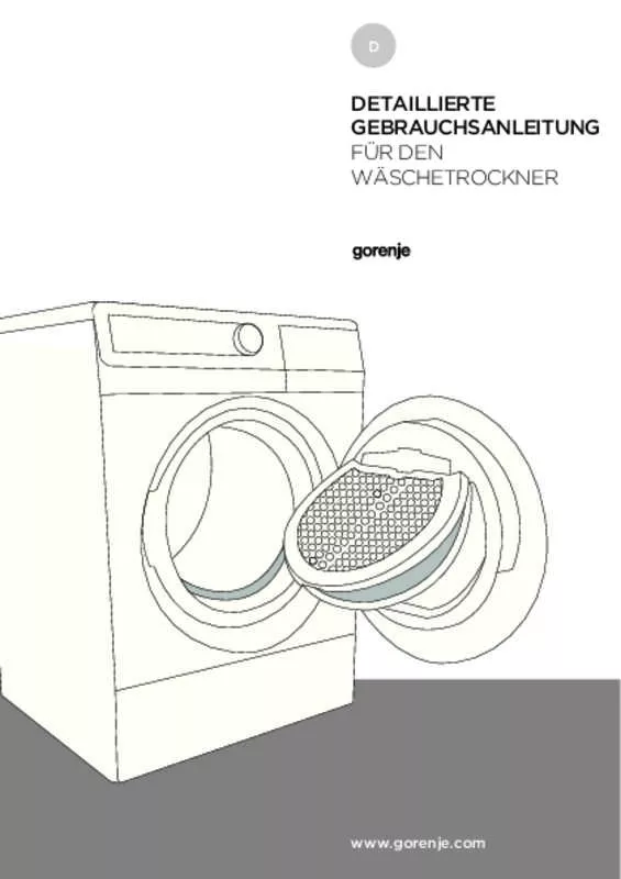 Mode d'emploi GORENJE D724BL