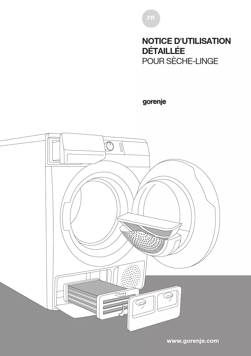 Mode d'emploi GORENJE DE8B/G