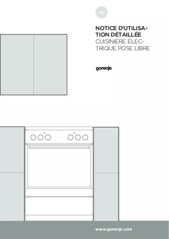 Mode d'emploi GORENJE EC62CLB