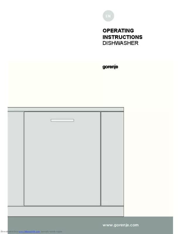 Mode d'emploi GORENJE GI 67260 XXL