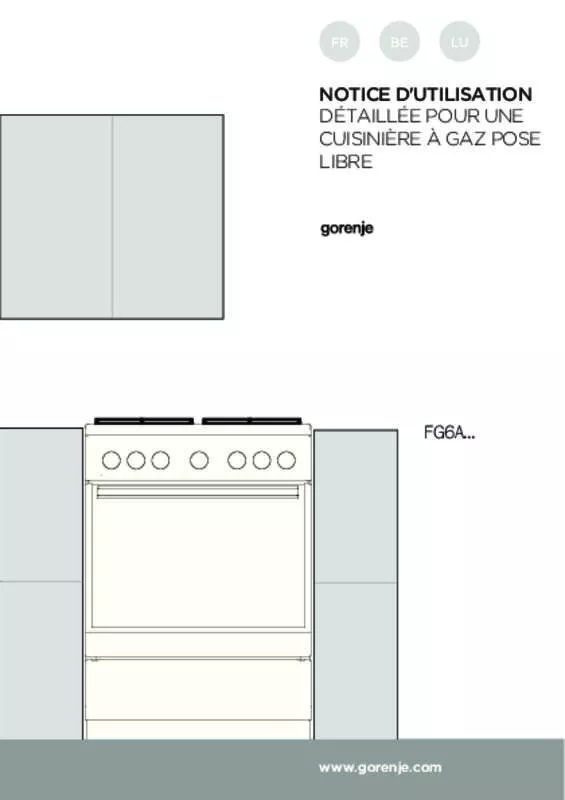 Mode d'emploi GORENJE GI6130WC