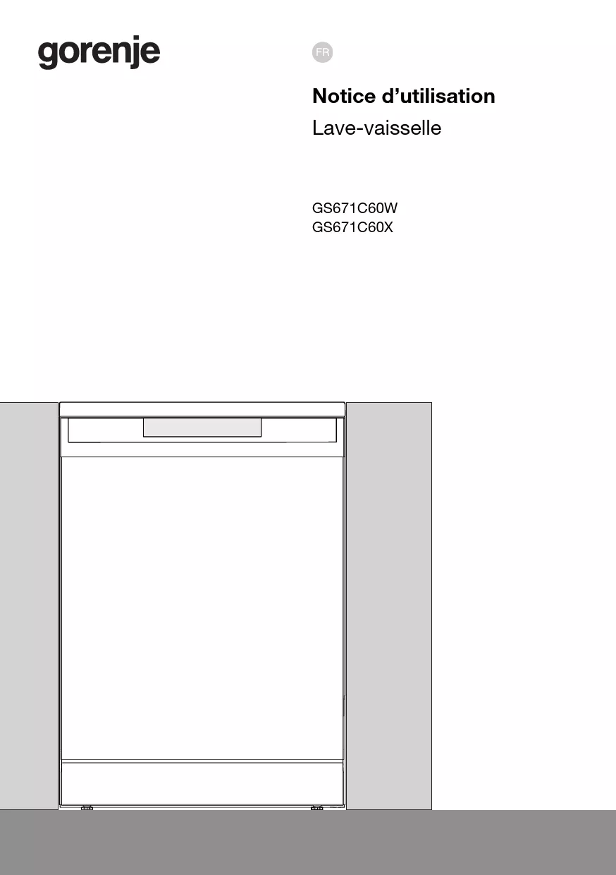 Mode d'emploi GORENJE GS671C60X