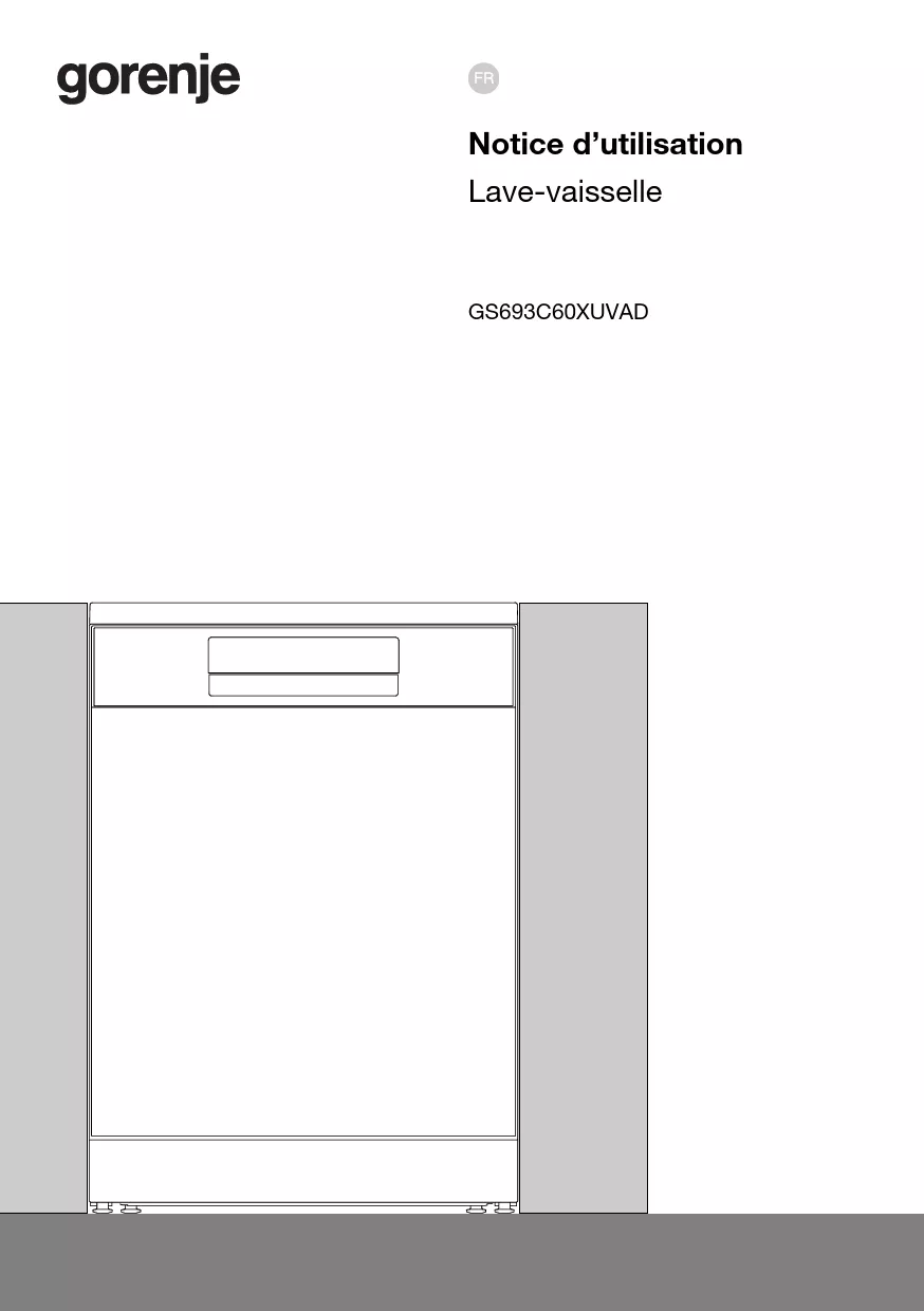 Mode d'emploi GORENJE GS693C60XUVAD