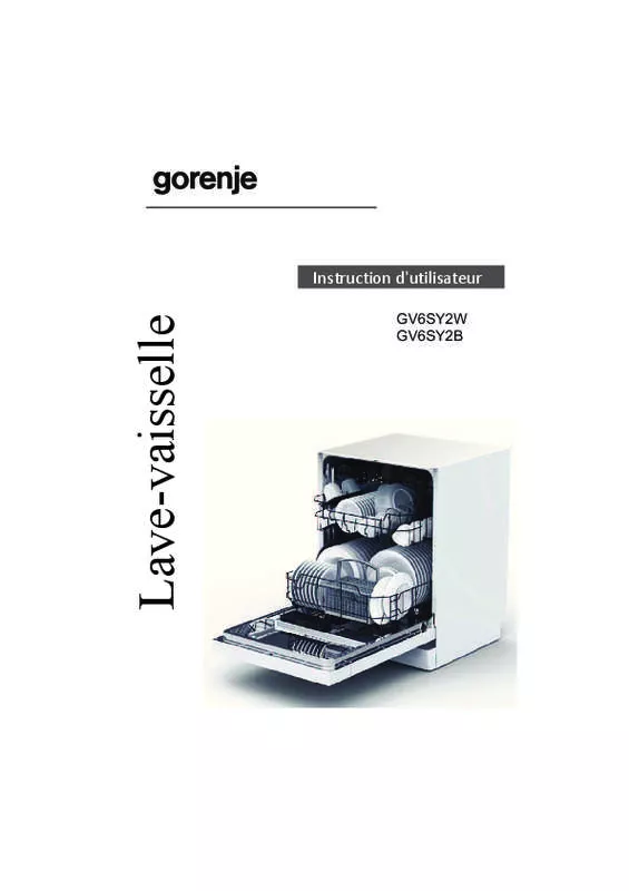 Mode d'emploi GORENJE GV6SY2W