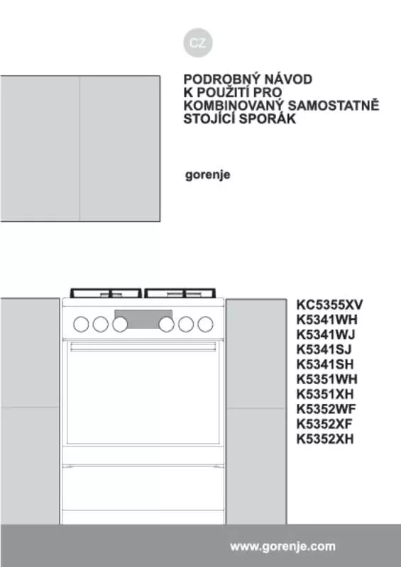 Mode d'emploi GORENJE K5352WF