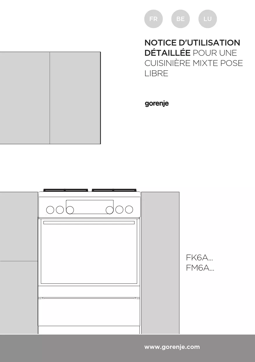 Mode d'emploi GORENJE K5352XH