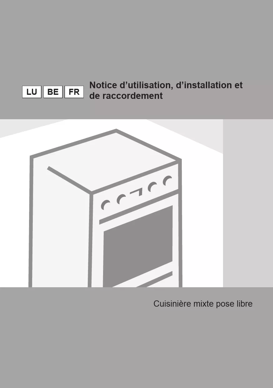 Mode d'emploi GORENJE K6352WA