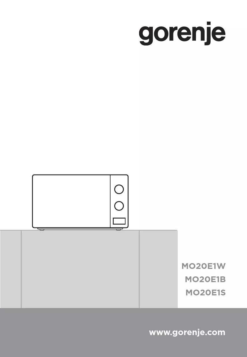 Mode d'emploi GORENJE MO20E1B