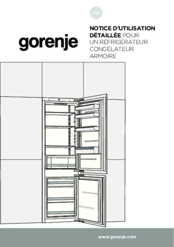 Mode d'emploi GORENJE NRKI4181E1