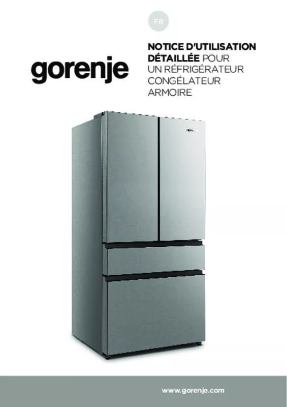 Mode d'emploi GORENJE NRM8181MX