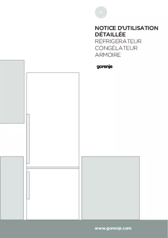 Mode d'emploi GORENJE ORK193C-L