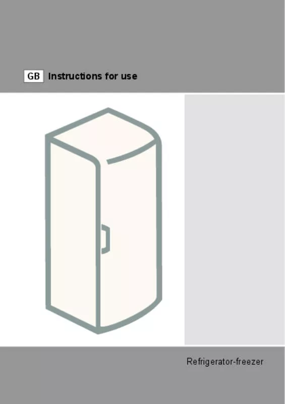 Mode d'emploi GORENJE RB60298