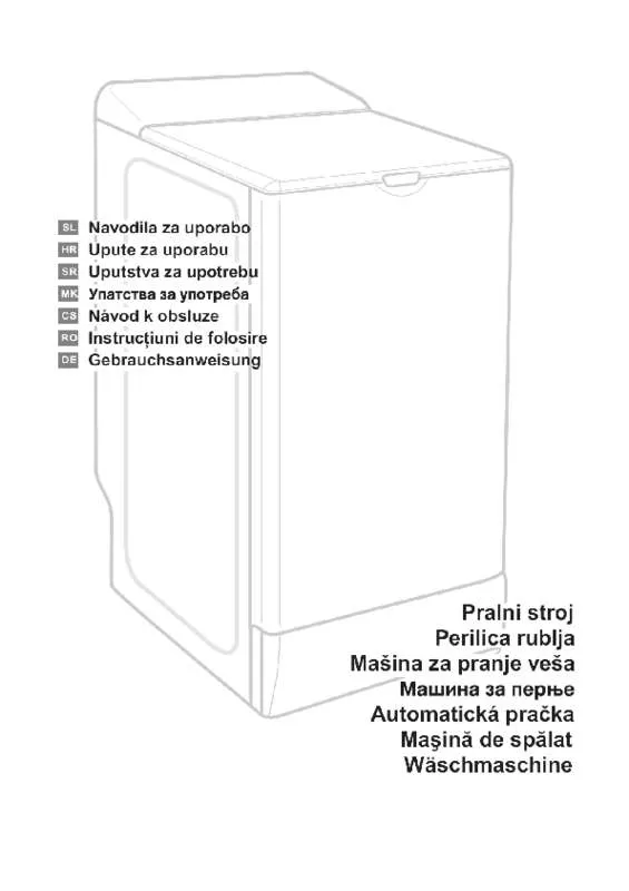 Mode d'emploi GORENJE WT 1041