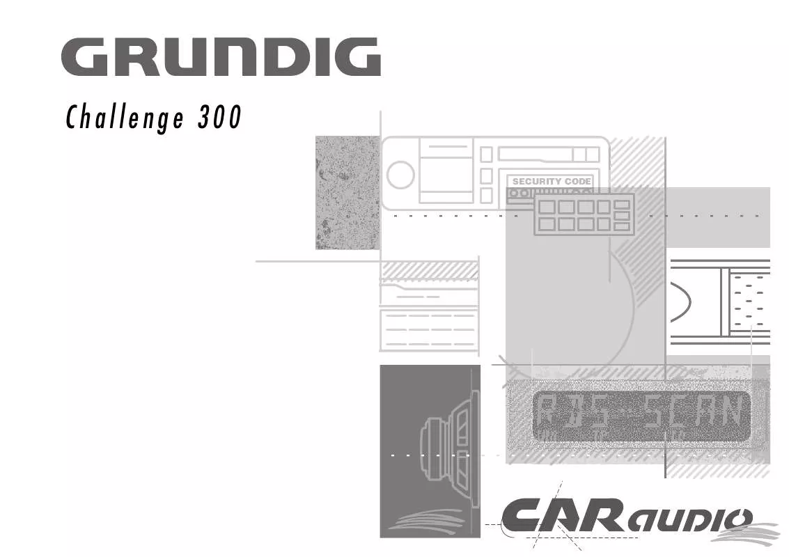 Mode d'emploi GRUNDIG CHALLENGE 300