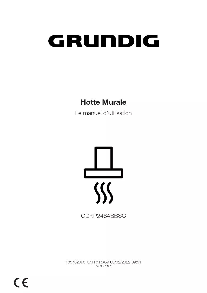 Mode d'emploi GRUNDIG GDSP2464BBSC